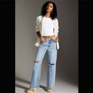 NWT Pilcro Joey High-Rise '90s Slouch Straight Jeans - 30 Waist